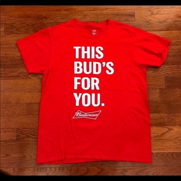 Other - BUDWEISER BEER RED SHIRT SOUVENIR AMERICA SUMMER BREW